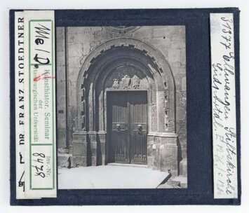 Vorschaubild Ellwangen: Stiftskirche, Südportal (Stoedtner-Nr. 31377) Diasammlung